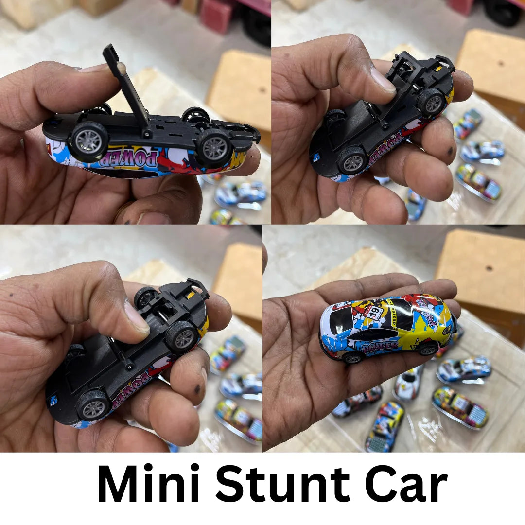 Mini pull back Stunt car 10 pc set