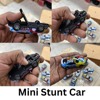 Mini pull back Stunt car 10 pc set