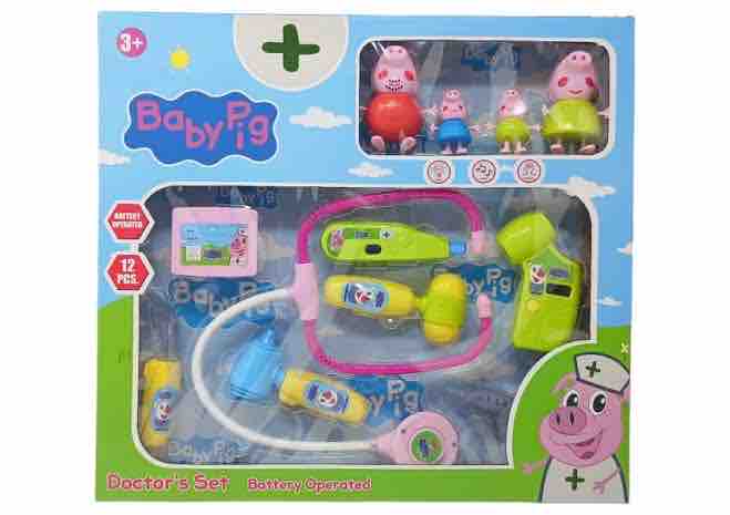 Baby pig Doctor set battery operated