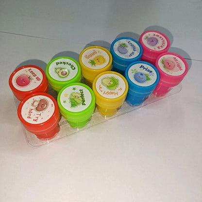 Fruits and vegetables stamps 10 pcs.