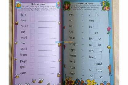 Spelling with Stickers (Red)