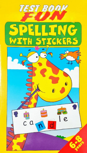 Spelling with Stickers (Yellow)