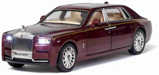 Rolls Royce Phantom Big Size Diecast Scale Model Alloy Metal Pull Back Toy car for Kids with Openable Doors & Light, Music Toy Vehicle for Kids