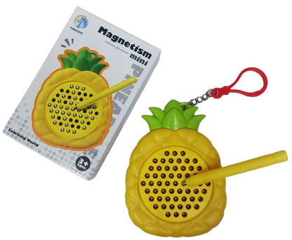 Kids Early Educational Pineapple Magnetic Drawing Board Toys with Pen & Beads