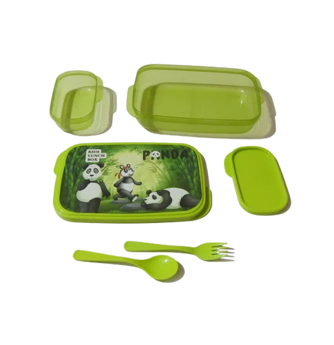 Kozy lunch box food grade unbreakable BPA free Freezer safe lunch boxes with small Container with spoon & fork