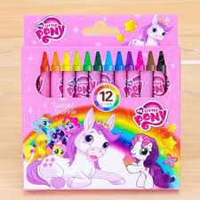 Unicorn cryons 12 colors set