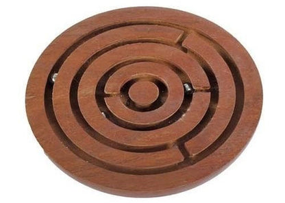 Wooden Maze and Labyrinth Puzzle Game for Kids Bhool Bhulaiyaa Indoor Activity Board Game for Children Brain Teaser Toys