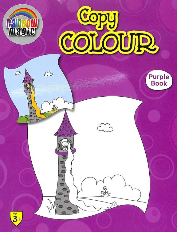 Rainbow Magic Copy Colour Purple Book