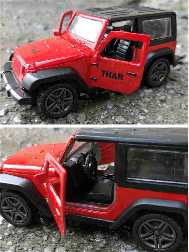 Wrangler Thar Toy Car with Open The Door Toy diecast model Vehicle Car for kids