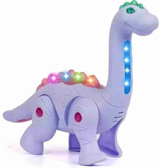 Electric Walking Dinosaur Toy with Light and Music Dino Pet Toy for Kids