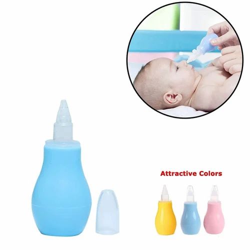 Nose Cleaner Aspirador Nasal, Soft Silicone, Squeezable Pump For zero Month above Babies Manual Nasal Aspirator