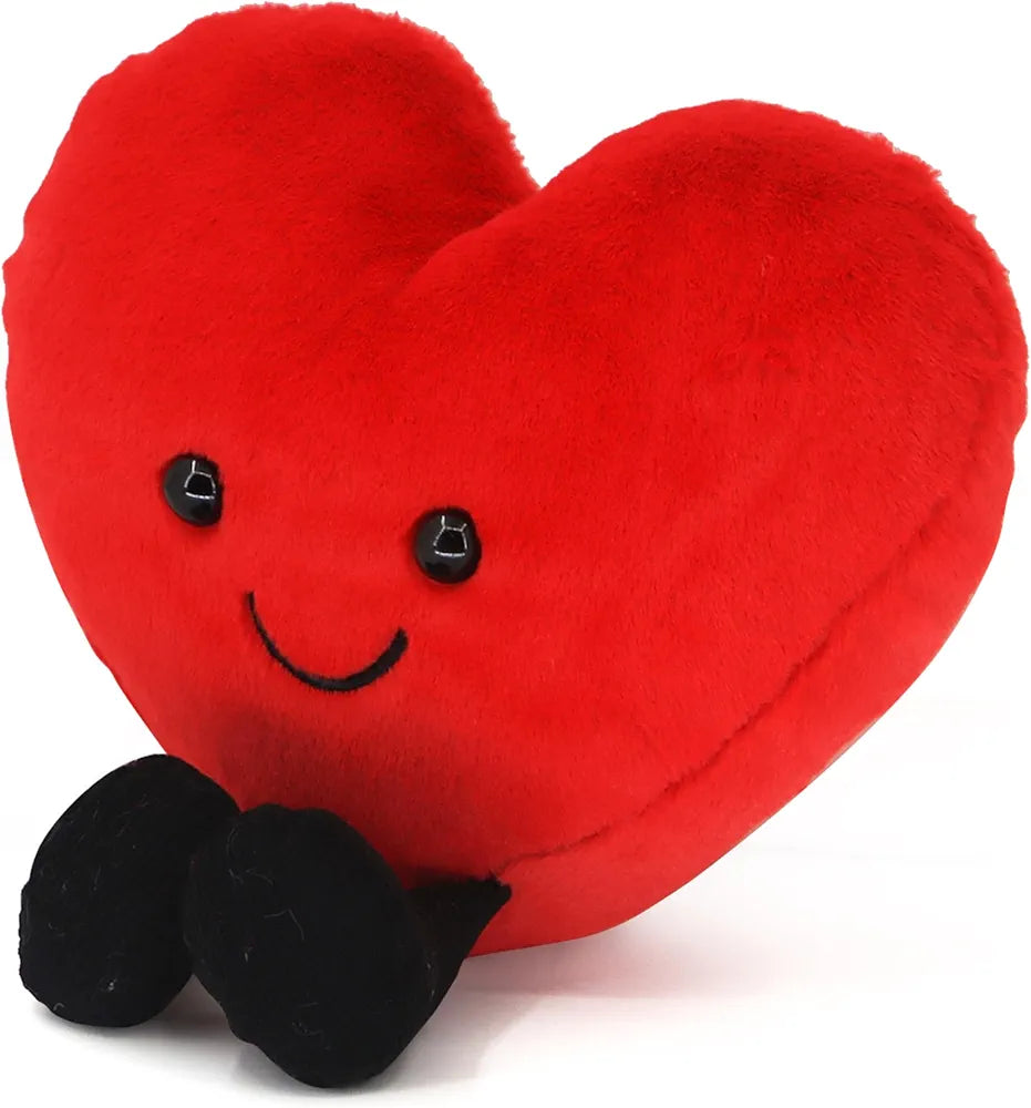 Valentine's Day Heart Pillow,Cute Red Love Pillow Plush Toy,Valentine's Day Gifts for Girls and Boys