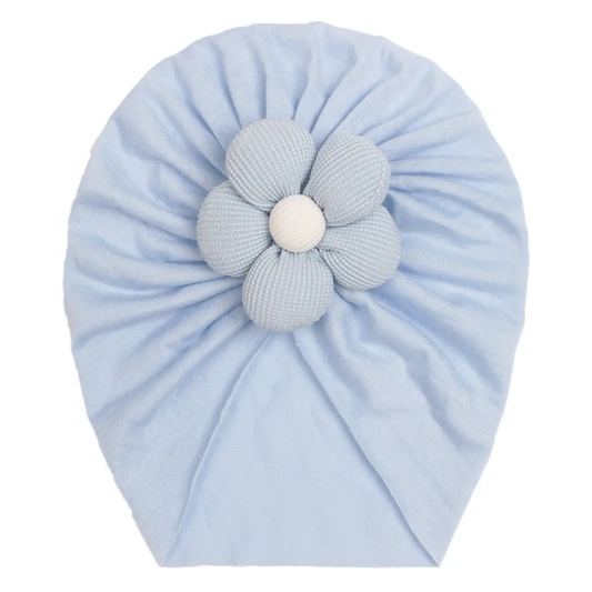 Comfortable Breathable Embroidered Flower Including Baby Caps