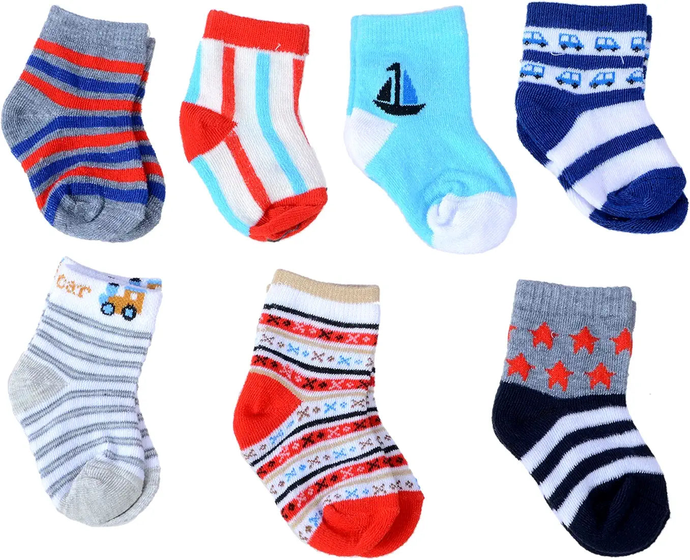 KIDS BABY INFANT COTTON FANCY CARTOON PRINTED DESIGNER SOCKS for months babies