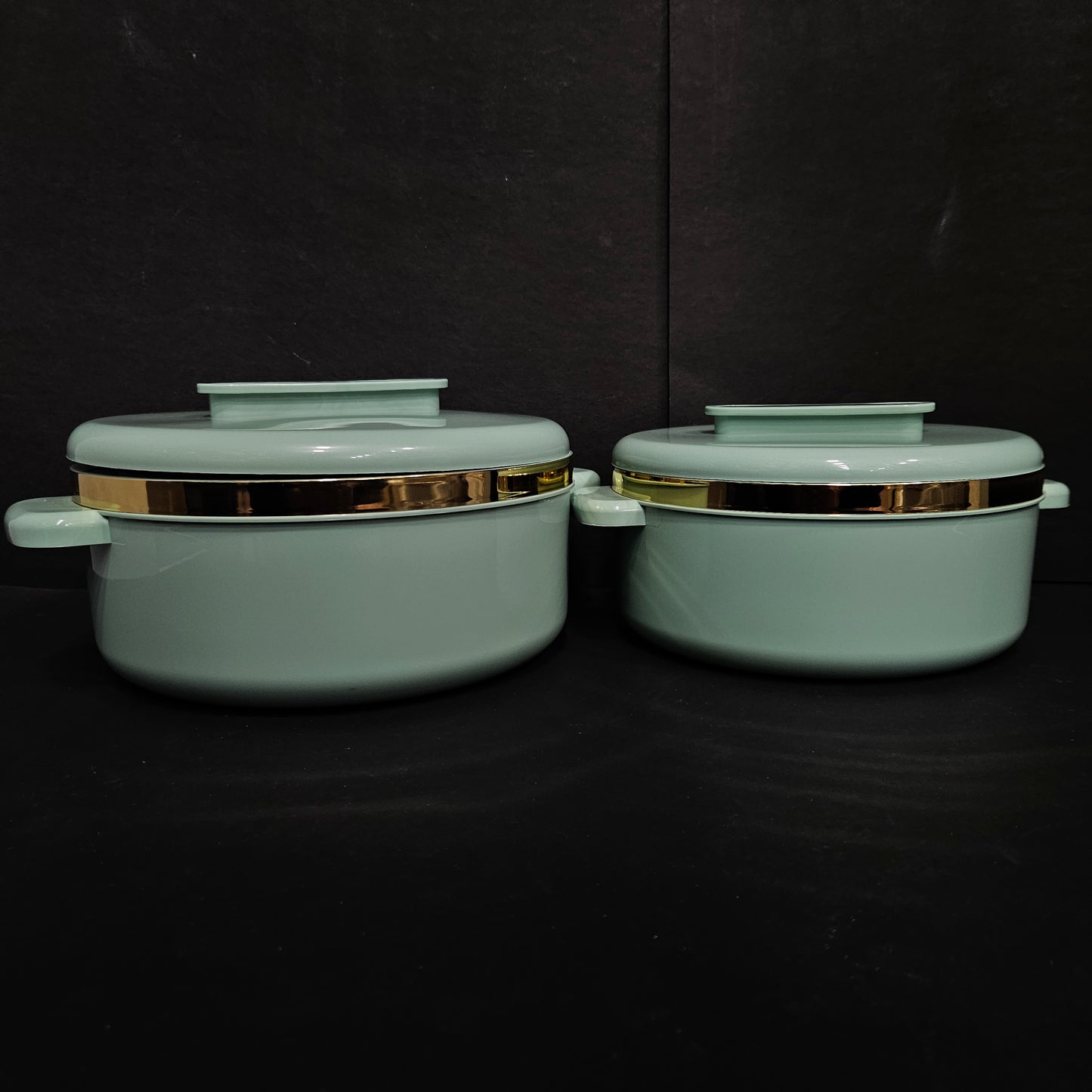 Milton curve regular gift 3piece set Thermoware Insulated casserole with Stainless Steel Hot pack