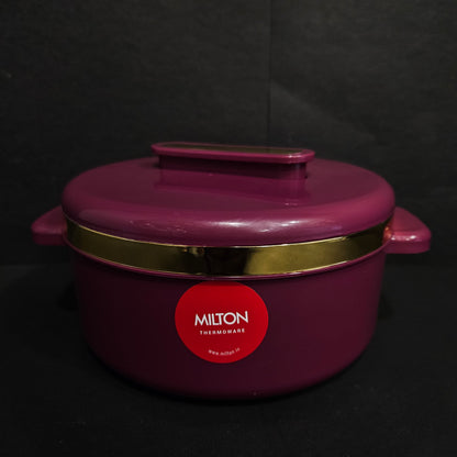 MILTON Curve 1000 Inner Stainless Steel Casserole Light Green BPA Free Food Grade Easy to Carry Easy to Store Chapati,Roti