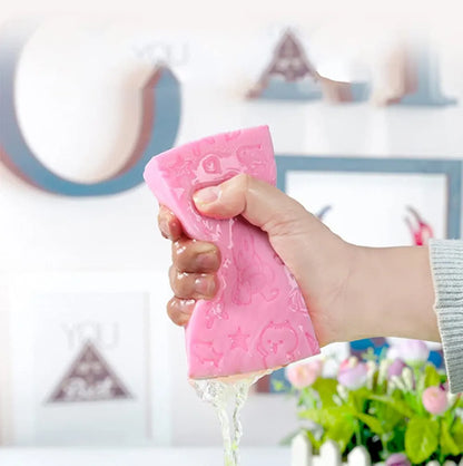 Children's Bath Sponge, Natural Fiber Exfoliating, Suitable for Bathroom Bath Towel, Men, Women, Children, Bath Towel