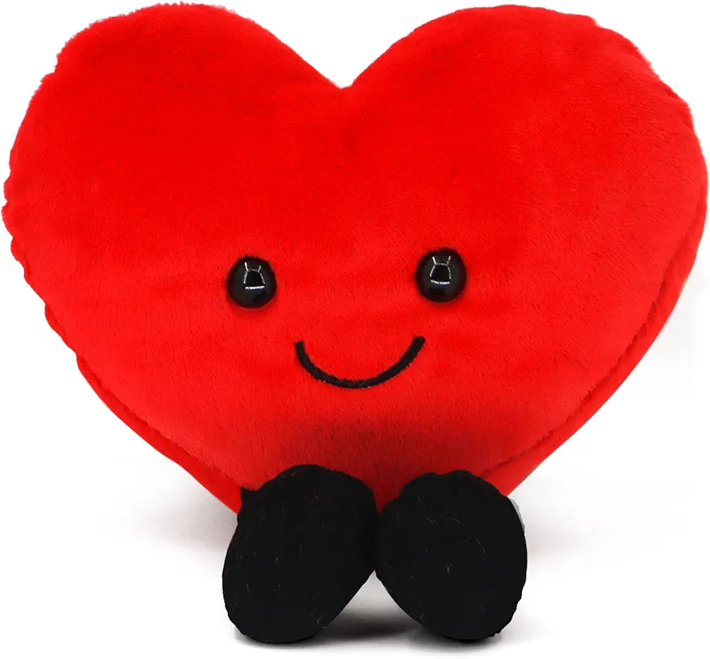 Valentine's Day Heart Pillow,Cute Red Love Pillow Plush Toy,Valentine's Day Gifts for Girls and Boys