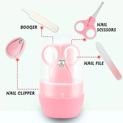 Baby Grooming Nail Care Set with Nail Clipper & Scissors for Newborn