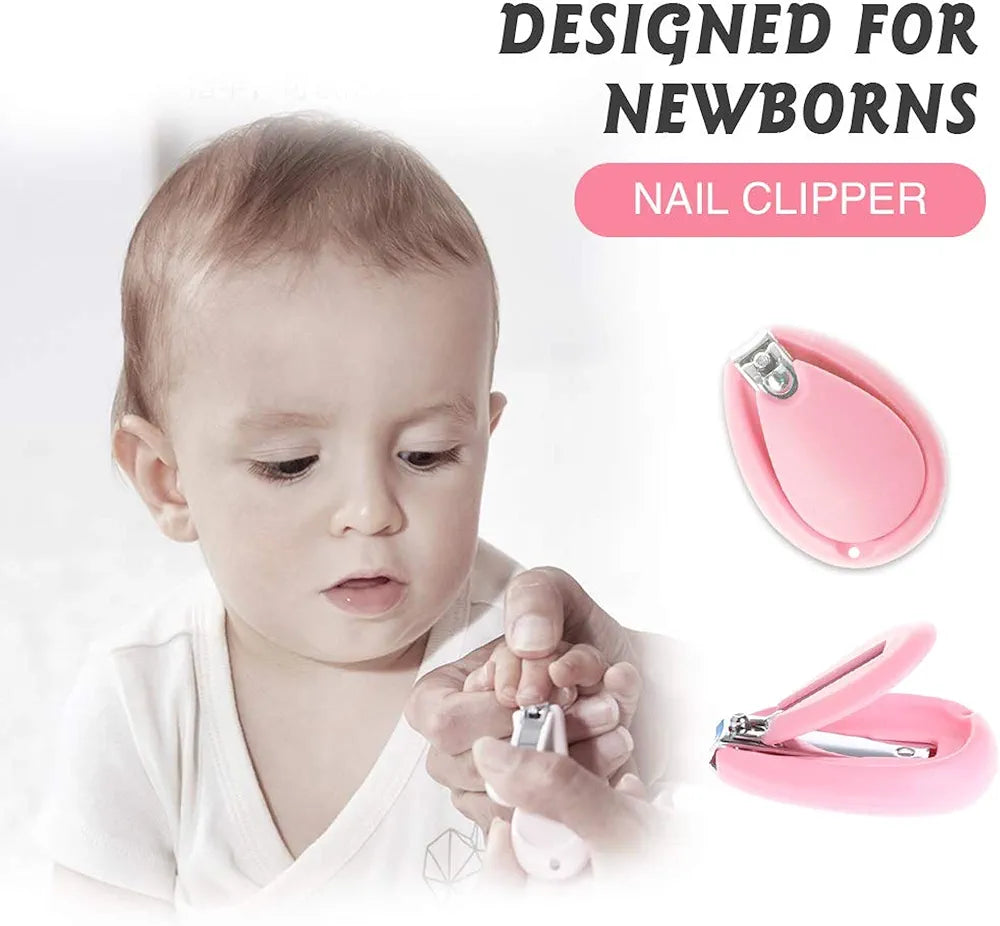 Baby Grooming Nail Care Set with Nail Clipper & Scissors for Newborn