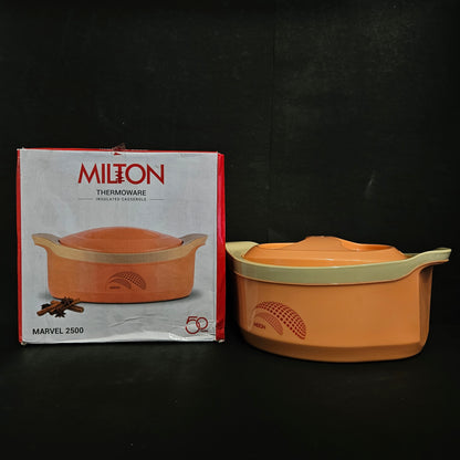 MILTON marvel Thermoware Insulated Casserole 2500ml PU Insulated BPA free Hot&Cold pack