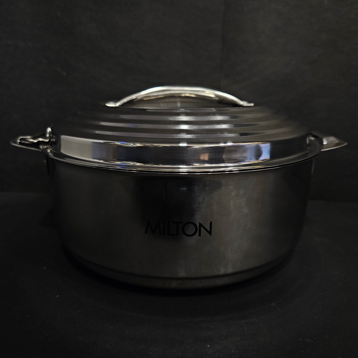 Milton Galaxia 1500 Insulated Stainless Steel Casserole Insulated Thermal Serving Bowl, Keeps Food Hot & Cold for Long Hours, Food Grade, Elegant Hot Pot Food Warmer/Cooler, Silver