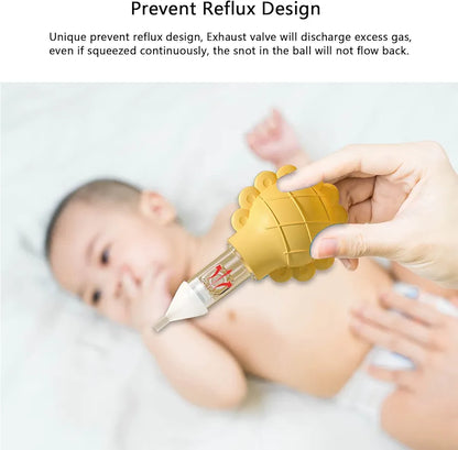 Baby Nasal Aspirator Set, Prevent Reflux Design, Nose Cleaning Tweezers, Safe Baby Booger Remover, Snot Removal Baby must have item