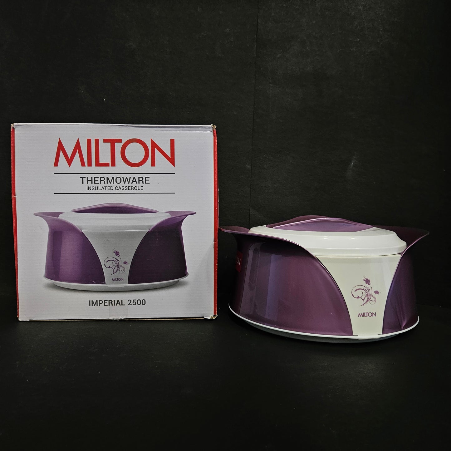 Milton New Imperial 2500 thermoware Insulated casserole Inner Stainless Steel Gift hot&Cold bpa free Pu Insulated pack