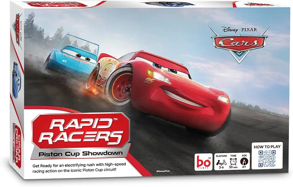 Borad Rapid Racers Board Game Racing Car-Themed Game for Families and Kids Ages 6 and Up for 2 to 6 Players Fun Family Gifts