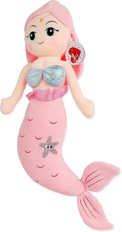 Mermaid Pillow Doll Ragdoll Stuffed Soft Toy Kids GiftPillow Back Plush Toy Ragdoll Large Creative Thigh Birthday Gift Kids Gift